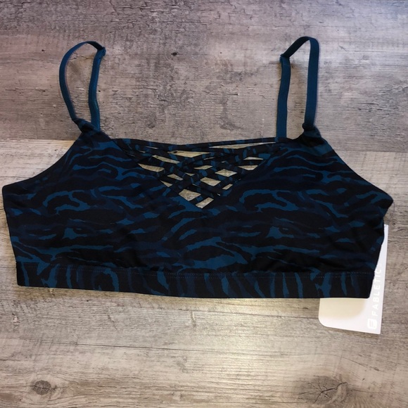 Fabletics Other - ♥️ Fabletics Blue Camo Sports Bra NWT